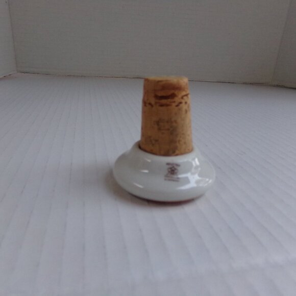 Reutter Santa Claus Porcelain 3 Bottle Stopper Cork Closure W Germany - Picture 4 of 15